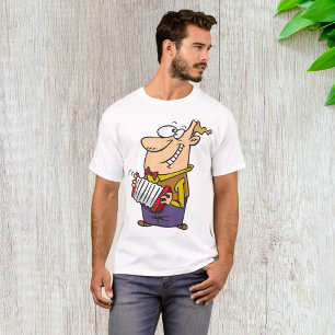 Camiseta Hombre Jugando El Acordeón