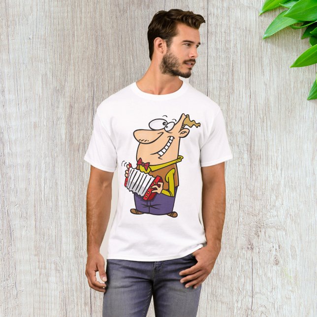 Camiseta Hombre Jugando El Acordeón (Subido por el creador)