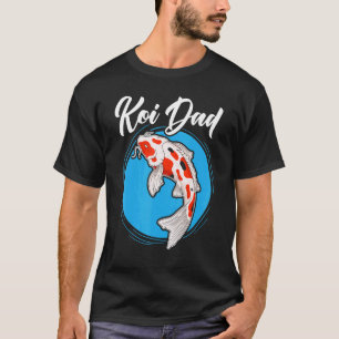 Camiseta Hombre Koi Papá Japonés Koi Carpa Nishikigoi Pesca