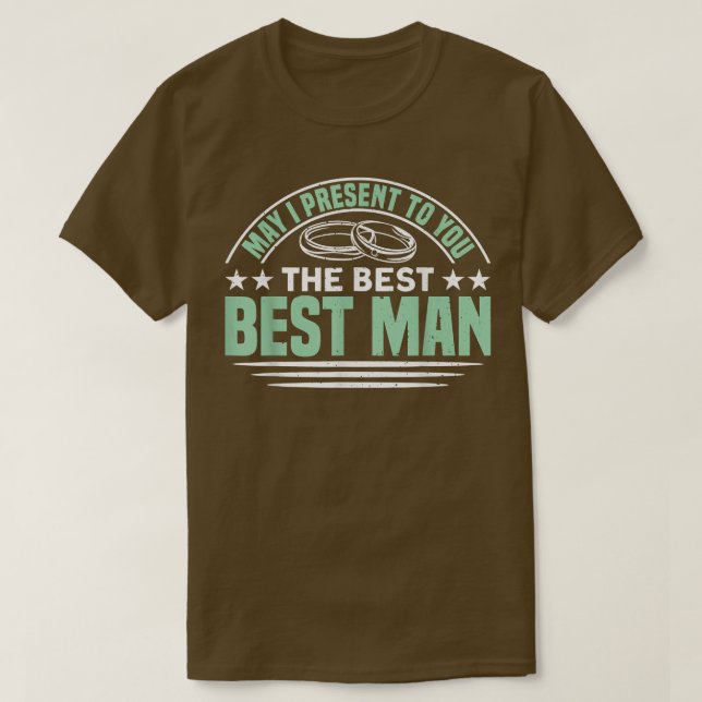 Camiseta Hombre La Mejor Mejor Hombre Fiesta de Soltero  (Diseño del anverso)