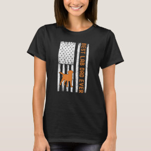 Camiseta Hombre Labrador Retriever Rojo Zorro Papá Labrador