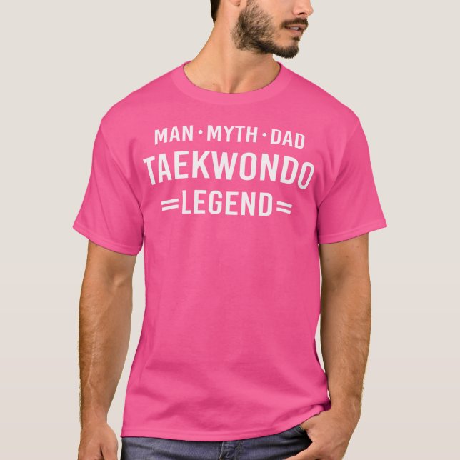 Camiseta Hombre Leyenda de Mito Dad Taekwondo (Anverso)