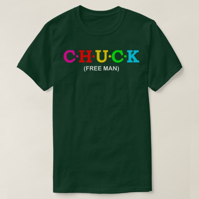 Camiseta Hombre libre de Chuck (Diseño del anverso)