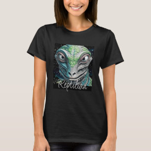 Camiseta Hombre Lizard Rebelde Ser Extraterrestre Extranjer