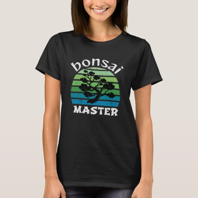 Camiseta Hombre maestro de árbol Bonsai Tees Worldwide (Anverso)