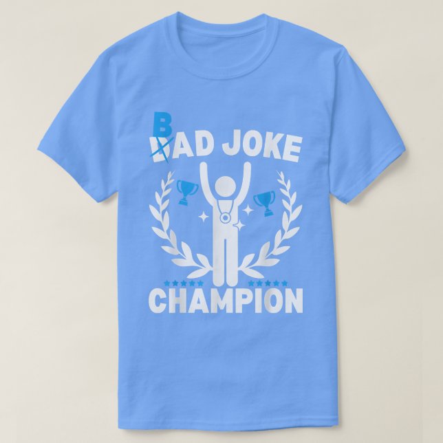 Camiseta Hombre, mal Chiste, papá, campeón de Chiste, diver (Diseño del anverso)