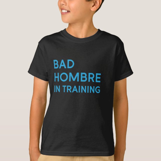 Camiseta Hombre malo en el entrenamiento del niño Tee (Anverso)