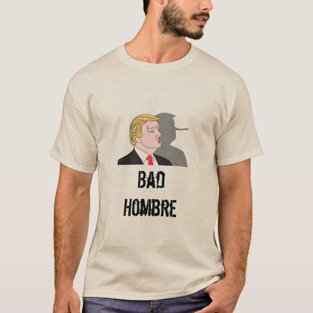 Camiseta Hombre malo T-Shirt (Anverso)