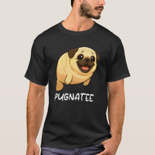 Camiseta Hombre Manatí Pug Adorable Amante De Los Animales