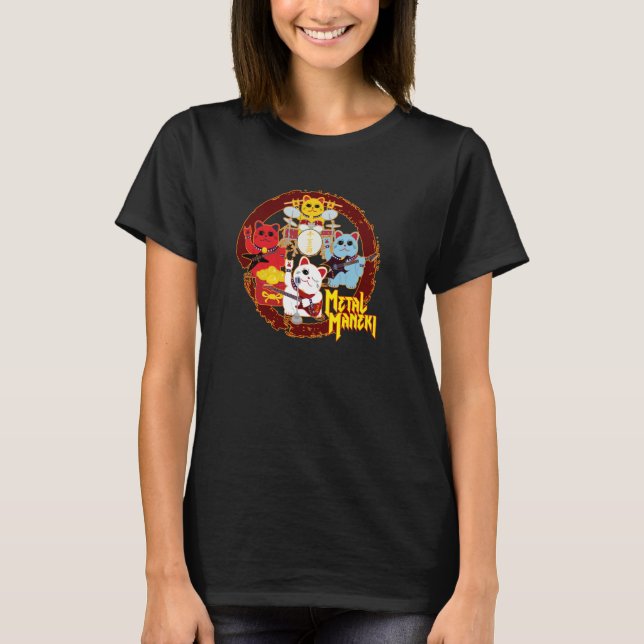 Camiseta Hombre Maneki de metal (Anverso)
