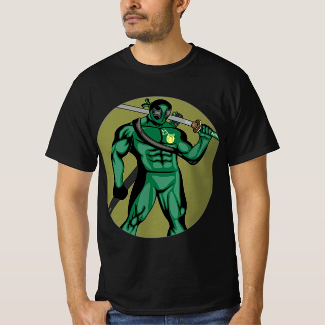 Camiseta Hombre Mantis: Dios=26 (Anverso)