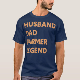 Camiseta Hombre marido papá agricultor leyenda granjero gra