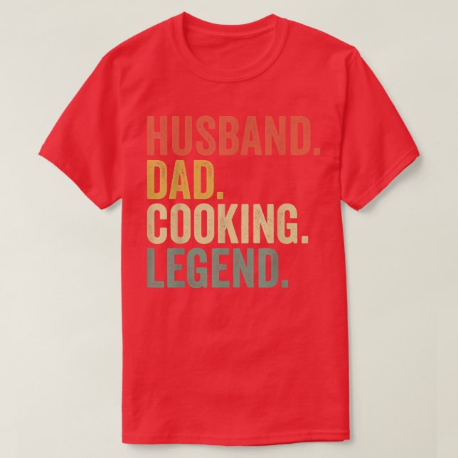 Camiseta Hombre Marido papá Cocinar Leyenda Funny Cocinar C (Diseño del anverso)