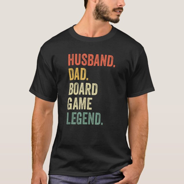 Camiseta Hombre Marido Papá Juega La Noche De La Leyenda Pa (Anverso)
