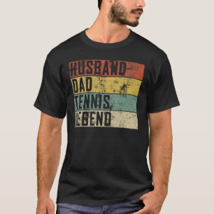 Camiseta Hombre Marido Papá Leyenda de Tenis Padre Deportiv
