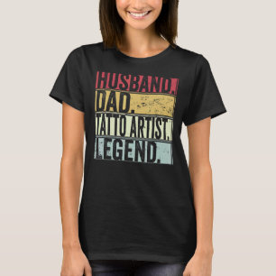 Camiseta Hombre Marido Papá Tatto Leyenda Artista Para Padr