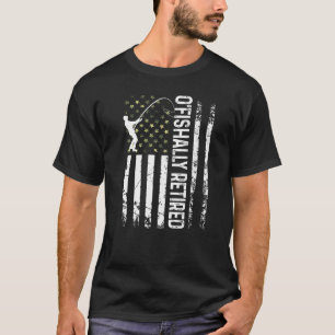 Camiseta Hombre Más Genial Pescador O'fishally Jubilado Pap