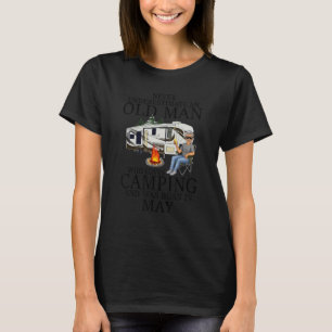 Camiseta Hombre Mayor Camping Camiler Caravana Motorh