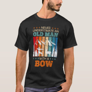 Camiseta Hombre Mayor Con Arco De Arco De Longbow Bow 1