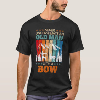 Camiseta Hombre Mayor Con Arco De Arco De Longbow Bow 1