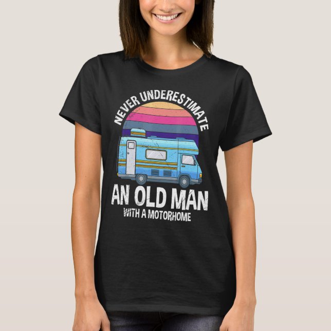 Camiseta Hombre mayor con camarera de abono (Anverso)
