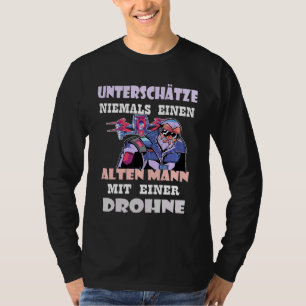 Camiseta Hombre mayor con piloto de drones