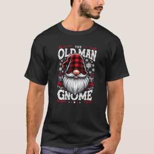 Camiseta Hombre Mayor Gnome Navidades familiares coincident