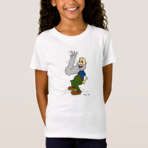 Camiseta Hombre Mayor ondeando Chicas de barba Doll Tee