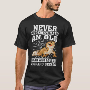 Camiseta Hombre mayor que ama al leopardo gecko