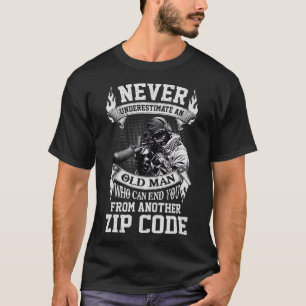 Camiseta Hombre Mayor Que Puede Ponerte Fin A Otro Código Z