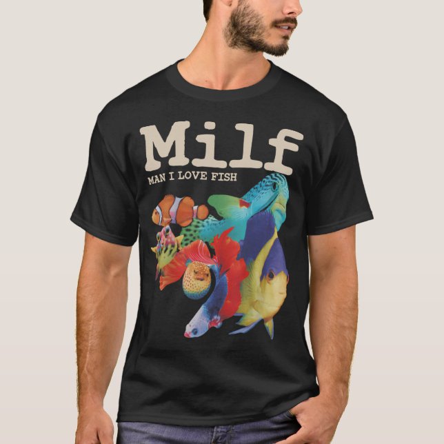 Camiseta Hombre Me Encanta El Pescado (Anverso)