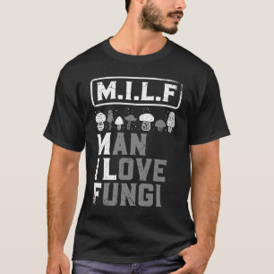 Camiseta Hombre Me Encanta Fungi Colector de champiñones Sh