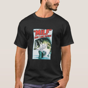 Camiseta Hombre me encanta la pesca divertida Pescado Perfe
