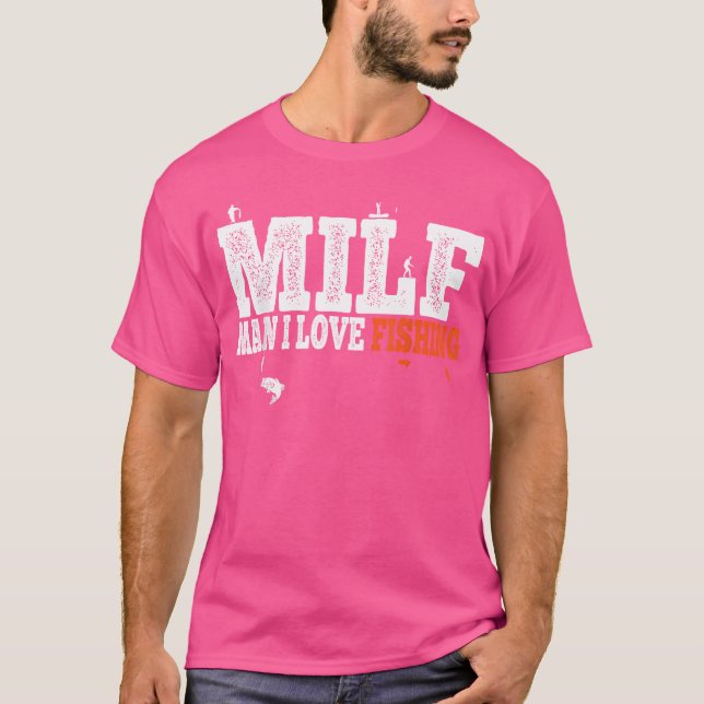 Camiseta Hombre Me Encanta Pescar Pescador De Lino Funny Fi (Anverso)