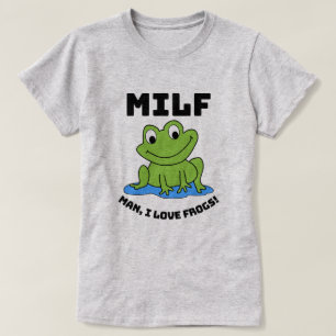 Camiseta Hombre me encantan las ranas - Graciosa Cita de ra