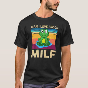 Camiseta Hombre Me Encantan Las Ranas Niños Pequeños Herman