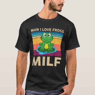 Camiseta Hombre Me Encantan Las Ranas Niños Pequeños Herman