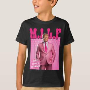 Camiseta Hombre Me Encantan los Delincuentes Divertido Rosa