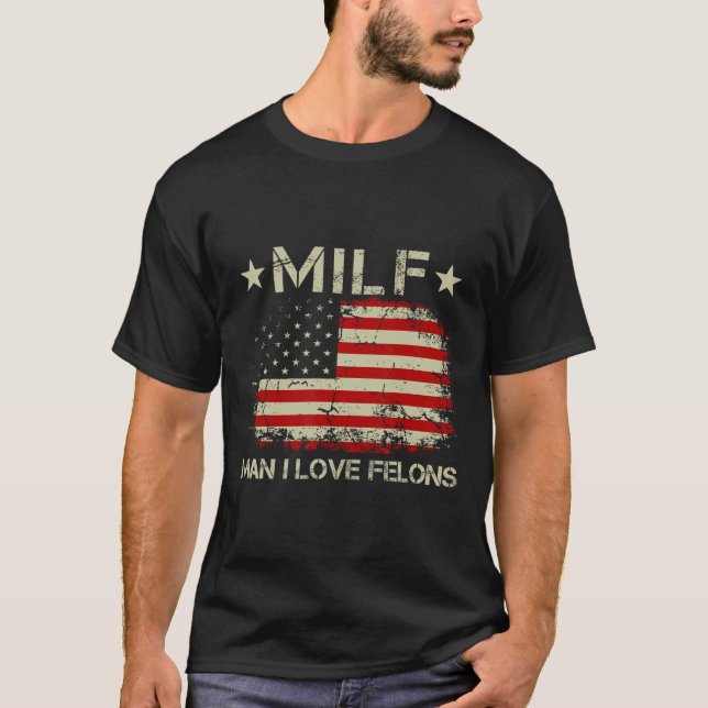 Camiseta Hombre, me encantan los Felinos, divertida declara (Anverso)