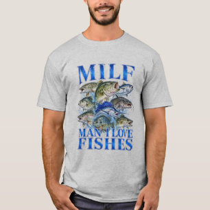 Camiseta Hombre Me Encantan Los Peces