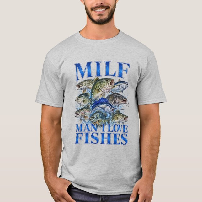 Camiseta Hombre Me Encantan Los Peces (Anverso)