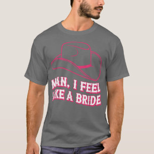 Camiseta Hombre me siento como una novia retro Gorra de vaq