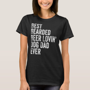 Camiseta Hombre Mejor Cerveza De Cabello Que Ama Perro Papá