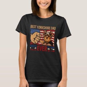 Camiseta Hombre Mejor Padre De Yorkshire Nunca Perro De Ban