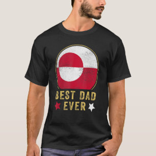 Camiseta Hombre Mejor Padre Que Nunca Padre Greenlandés