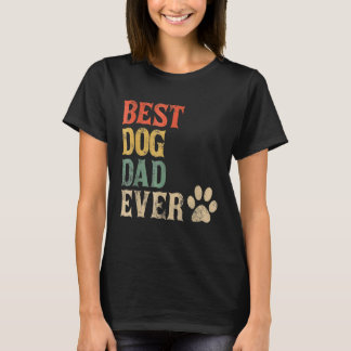 Camiseta Hombre Mejor Perro Papá Perro Vintage Papi Retro P