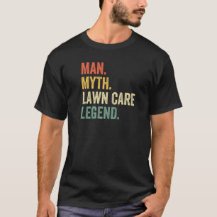 Camiseta Hombre Mental Myth Lawn Care Legend Mowing Gardene