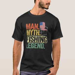 Camiseta Hombre Mente Leyenda Pescadora Papá Noel Fla Ameri