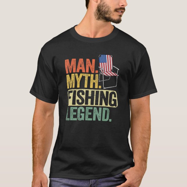 Camiseta Hombre Mente Leyenda Pescadora Papá Noel Fla Ameri (Anverso)