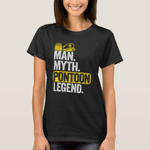 Camiseta Hombre Mente Leyenda Pontoon Papá Abuelo Pontoon B